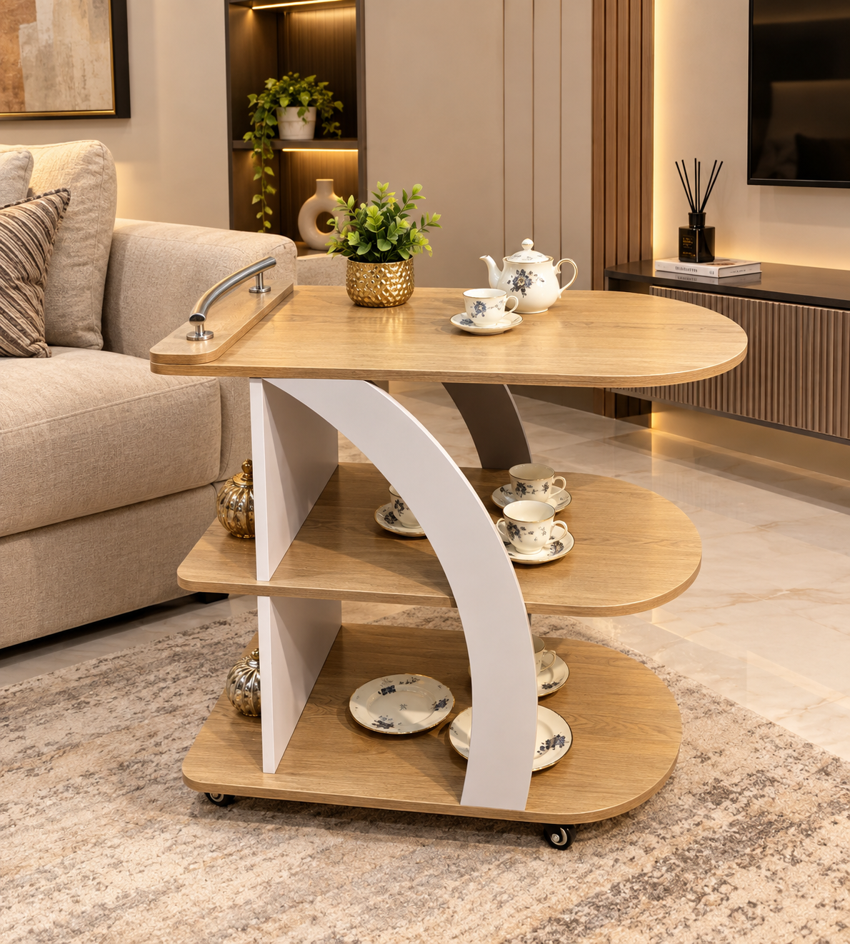 Brand New 3 Tier Tea Trolley