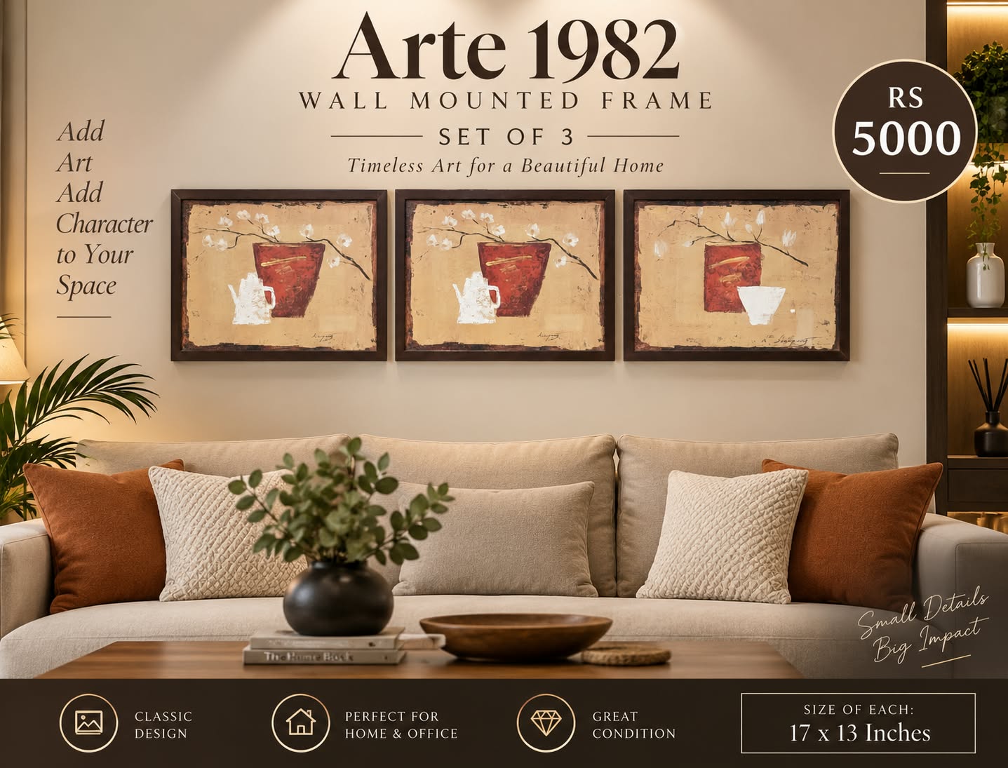 BEAUTIFUL COLLECTION OF PREMIUM WALL-MOUNTED ART FRAMES