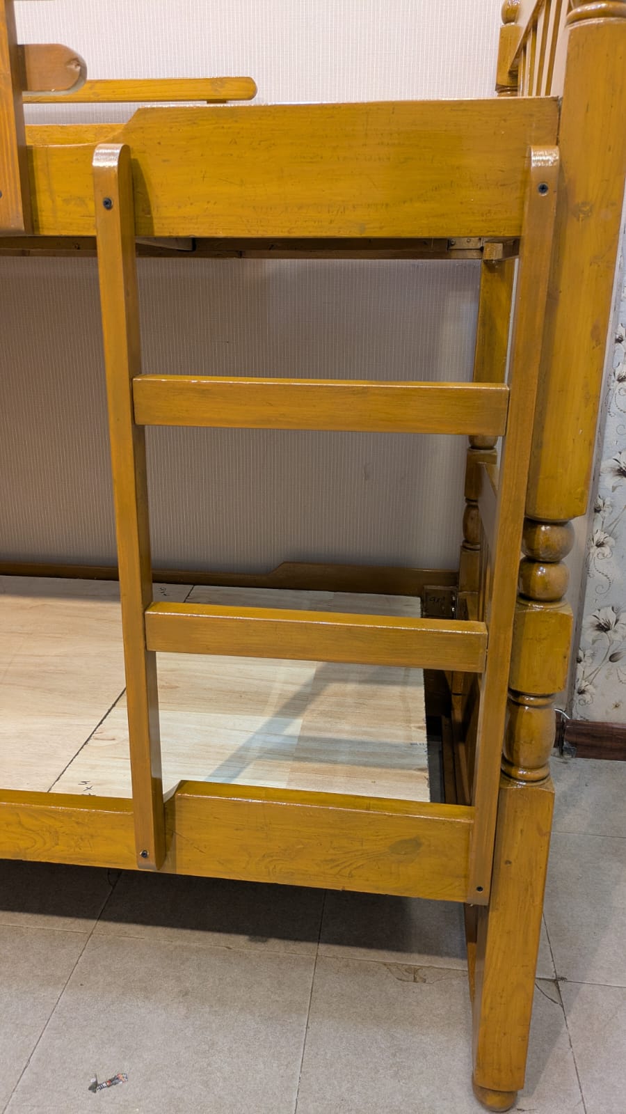 Solid Diyar Wood Bunk Bed