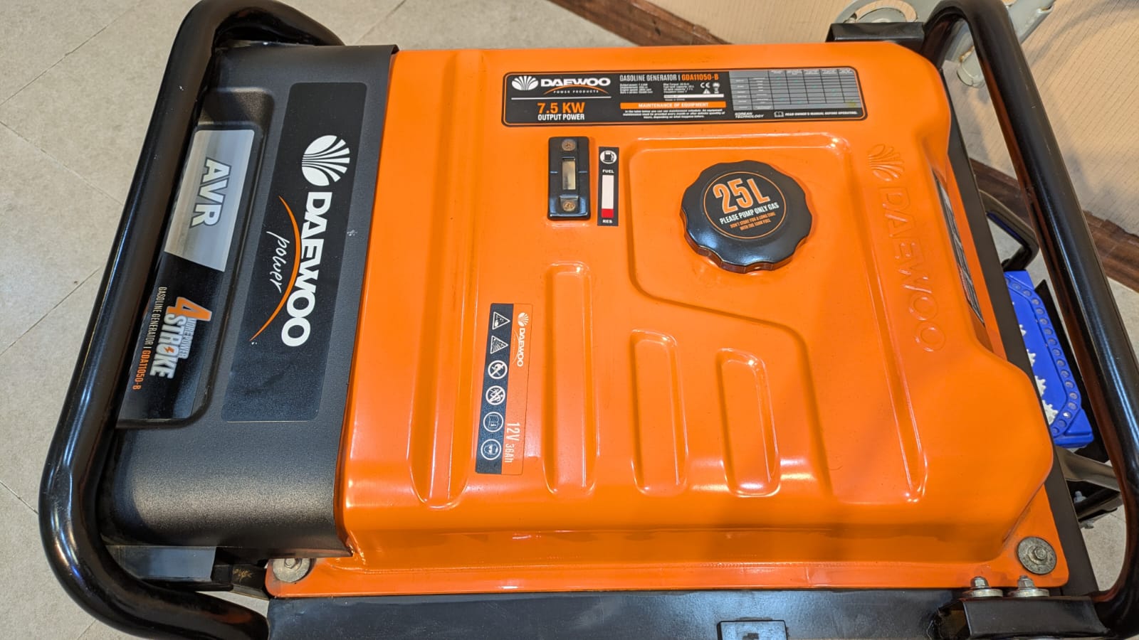 Daewoo 7.5 KVA Generator
