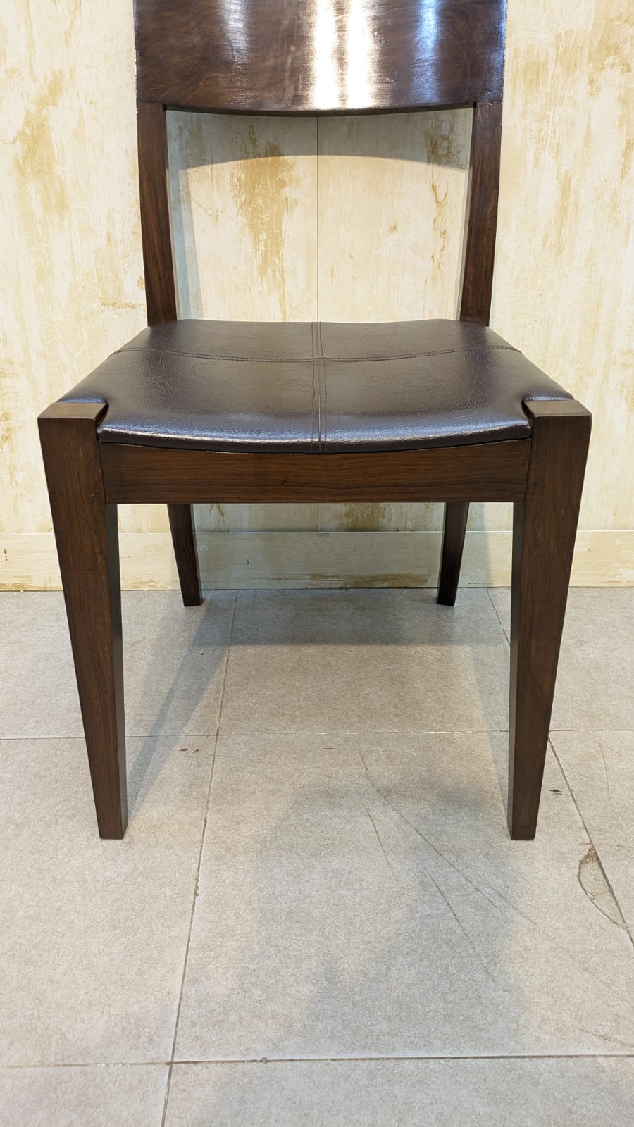 Solid sheesham wood room chair