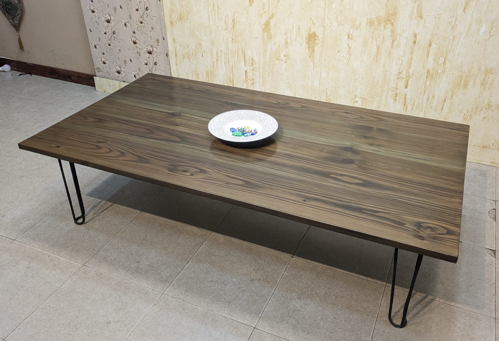 Solid Oak Wood Center table