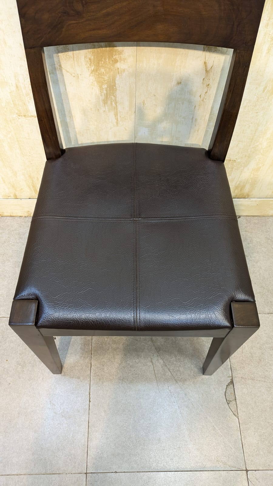 Solid sheesham wood room chair