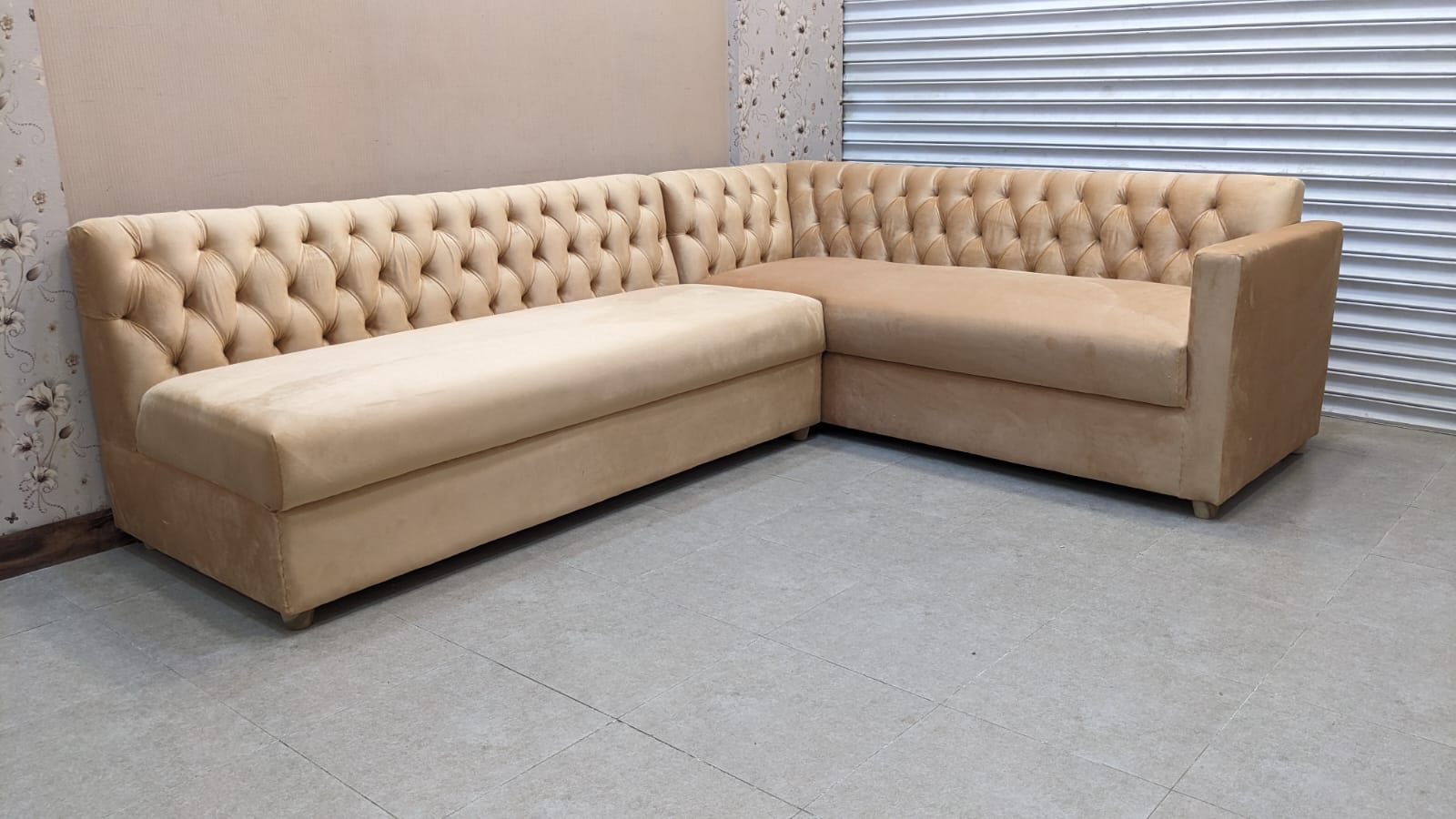 6 Seater L Shape Sofa Set
