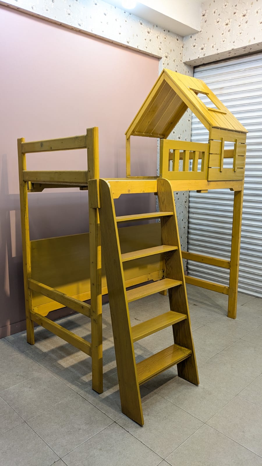 Pure Wooden Kids loft Study Table And Other Items