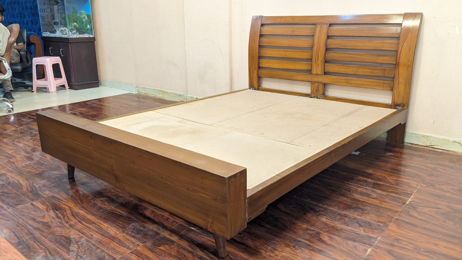 Pure Wooden Queen Size Bed