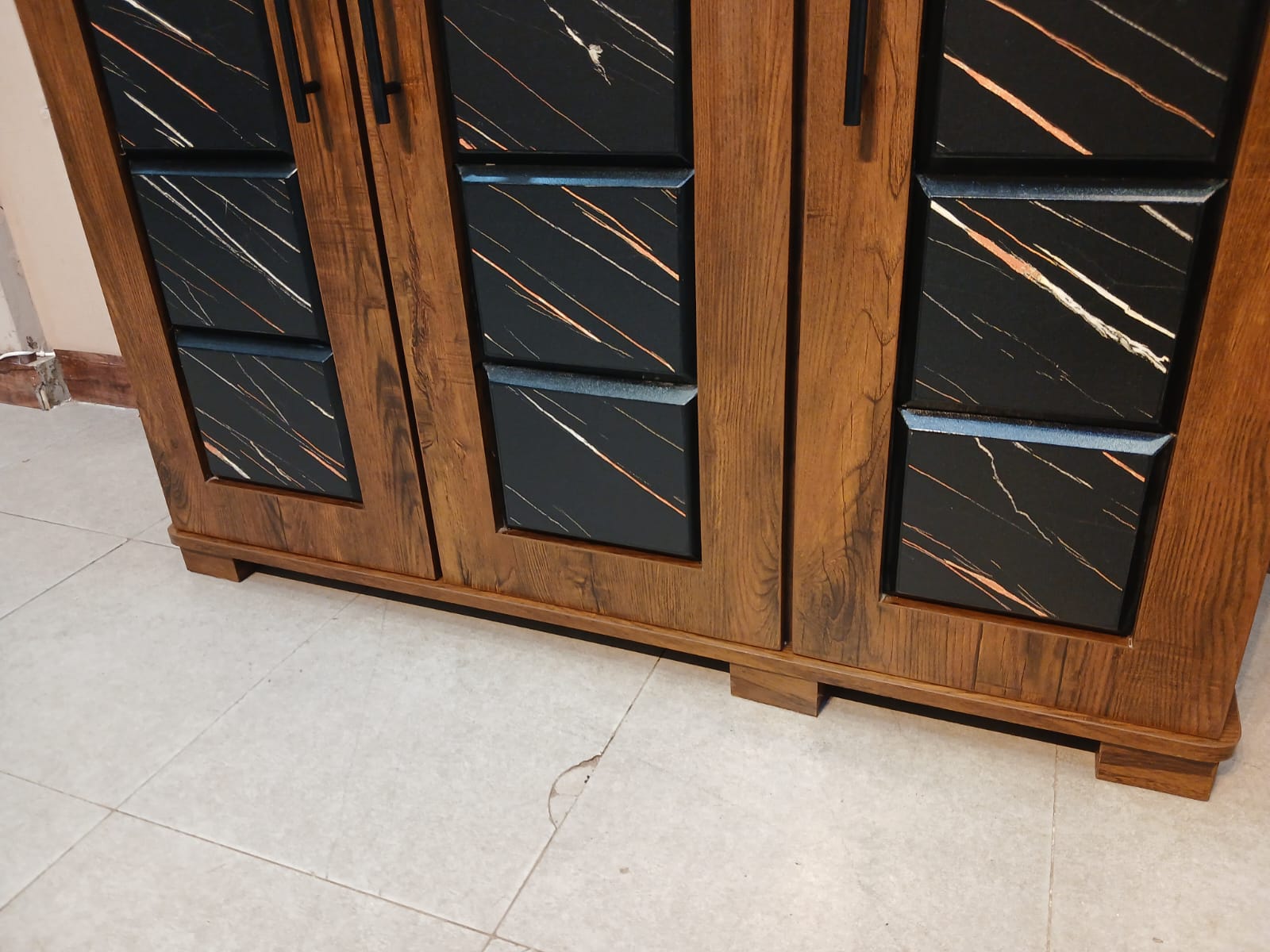 Brand New 3 Door Iron Table