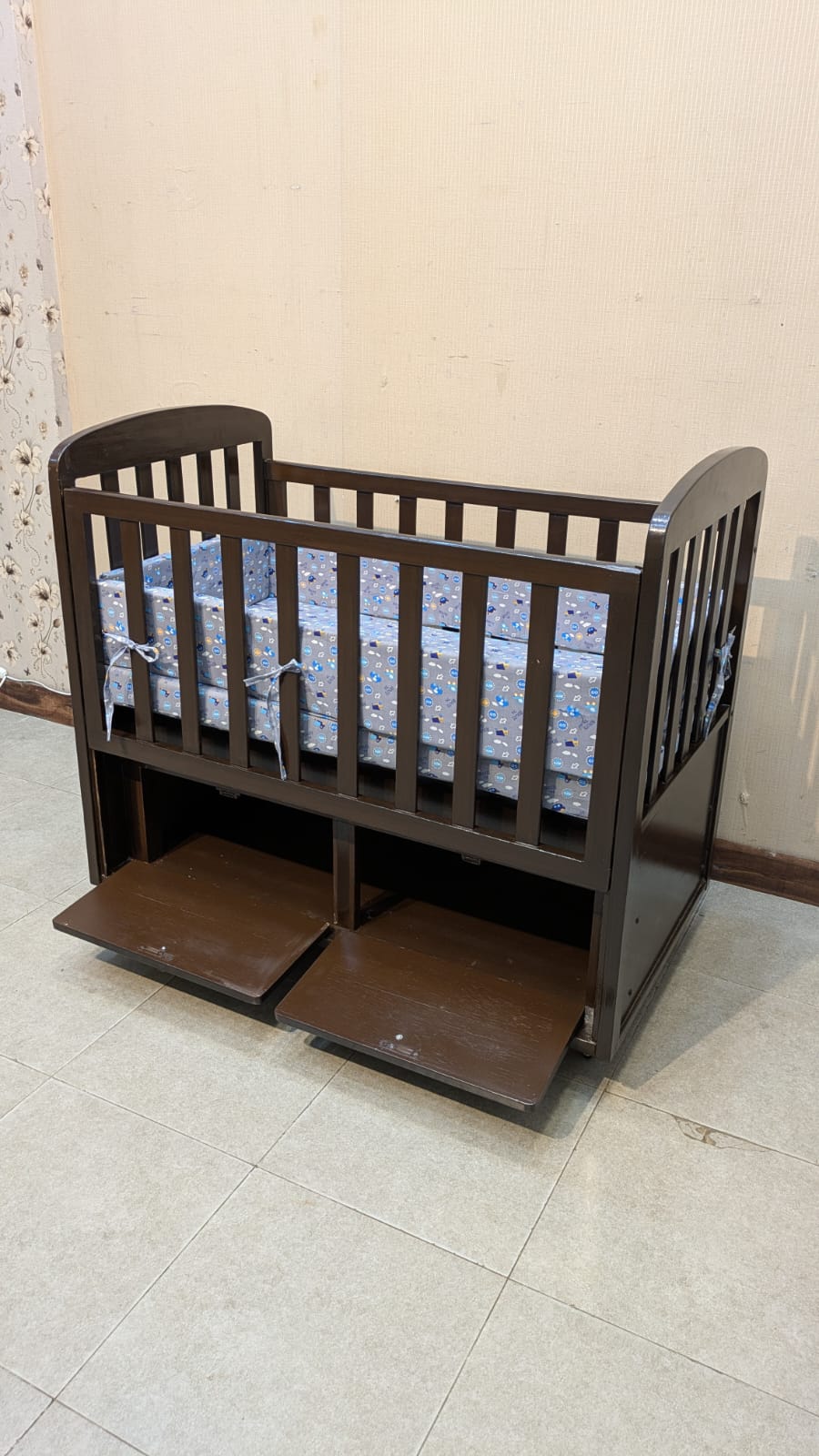 Baby Cot with Mattress