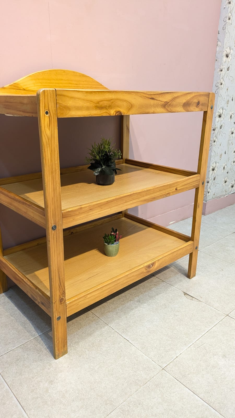 Imported Wooden Baby Changing Table