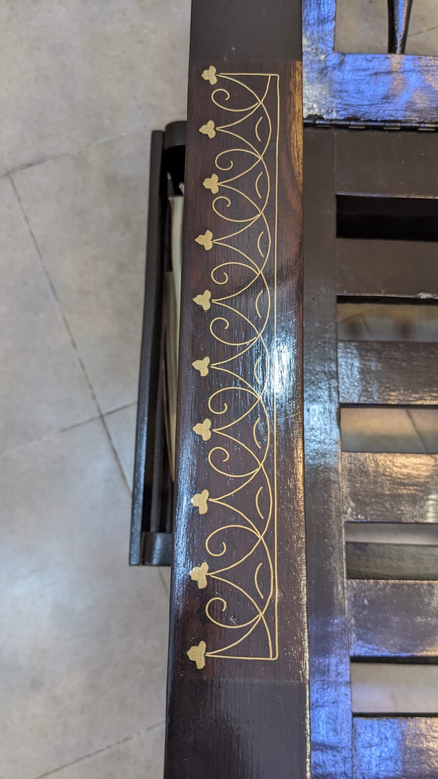 Solid Sheesham Wood Rocking Chair