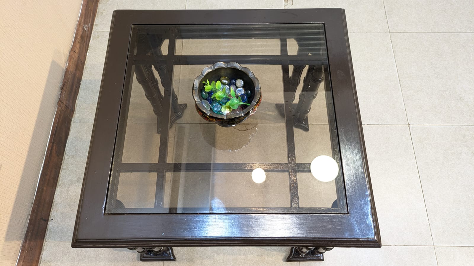Solid Sheesham Wood Center and Side Tables Set