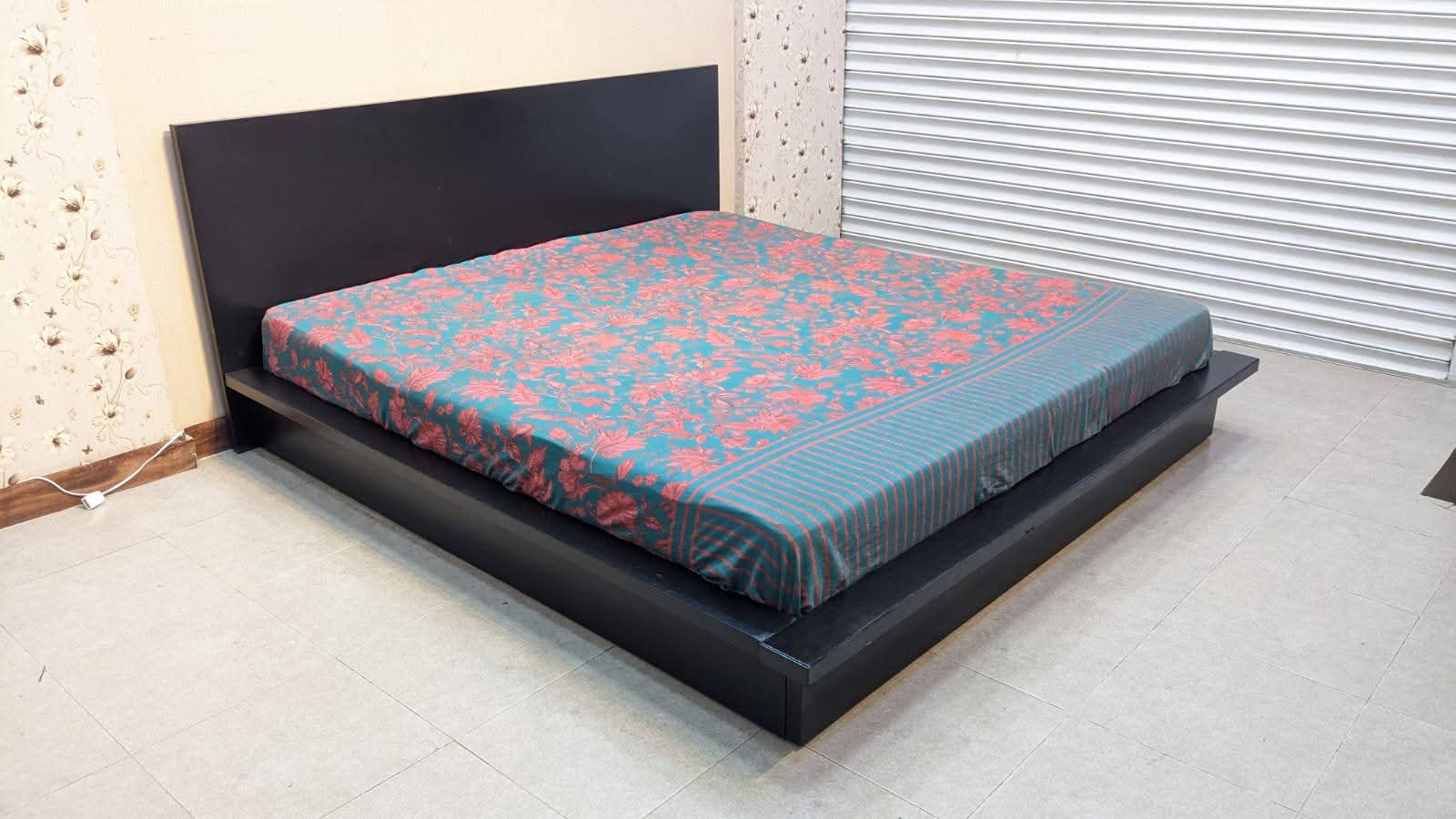Low Height King Size Bed