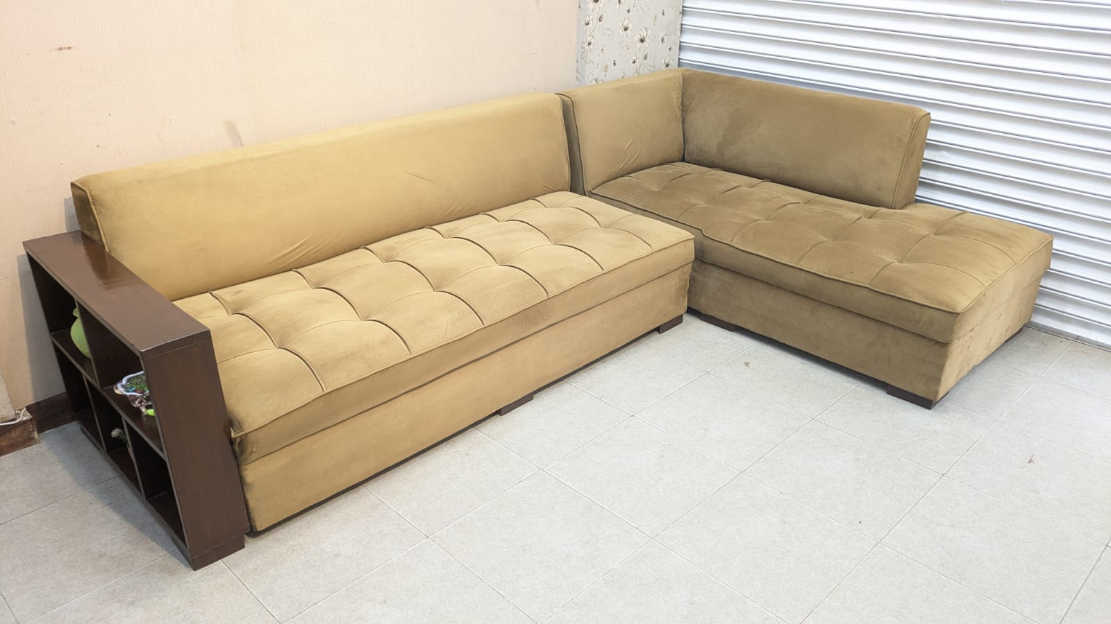 6 Seater L Shape Sofa Set