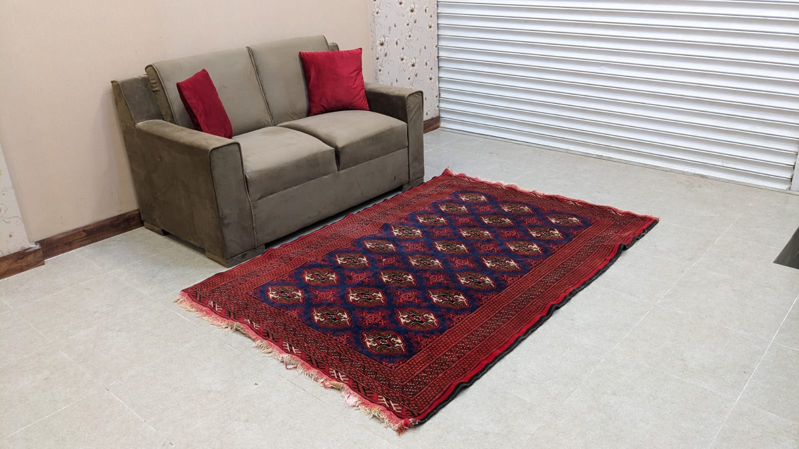 ✨Afghan Bokhara ✨ Hand Knotted Carpet