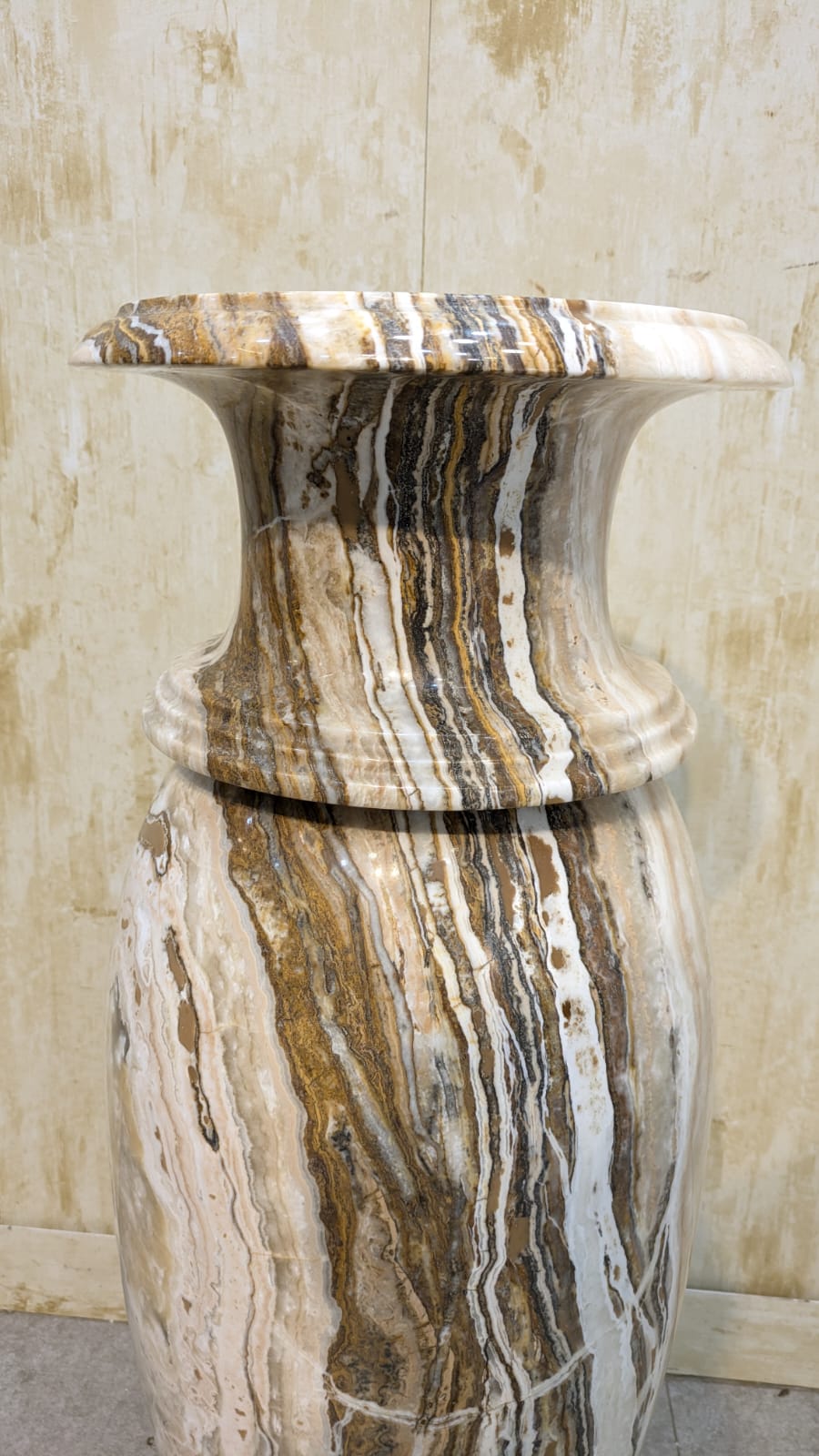 Onyx Marble Floor Vase