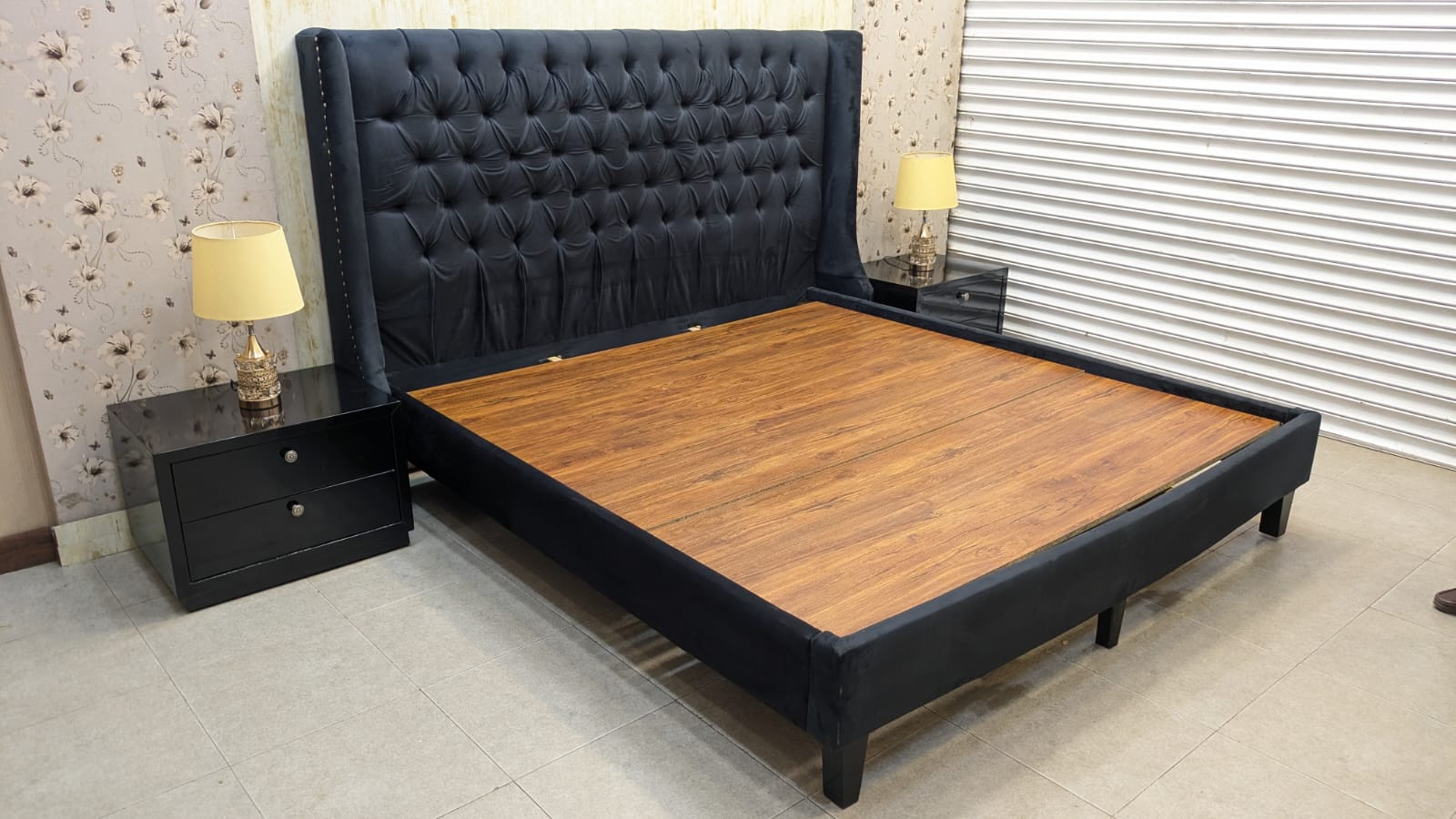Modern King Size Bed Set