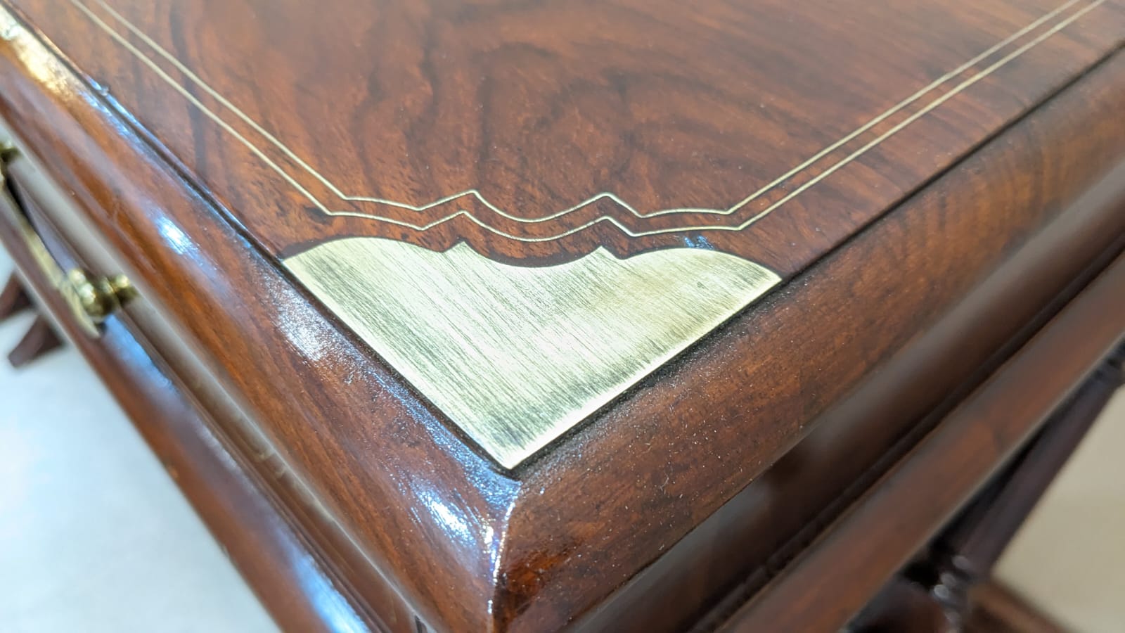 Antique 100% Solid Sheesham Wood Writing Desk