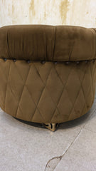 Beautiful Chesterfield Velvet Ottoman