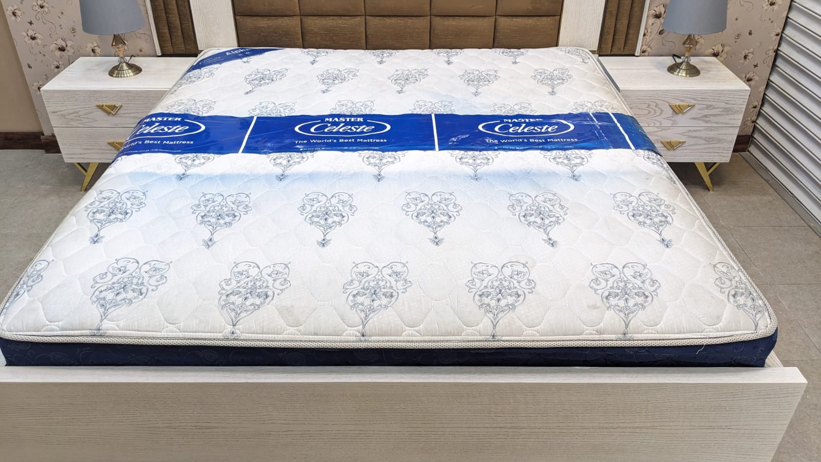 King Size Bedroom Set with Spring Mattress