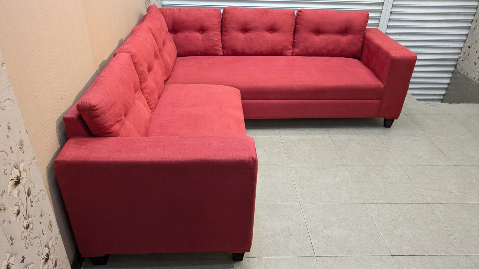 Modern Design 6 Seater L Shape Sofa Set