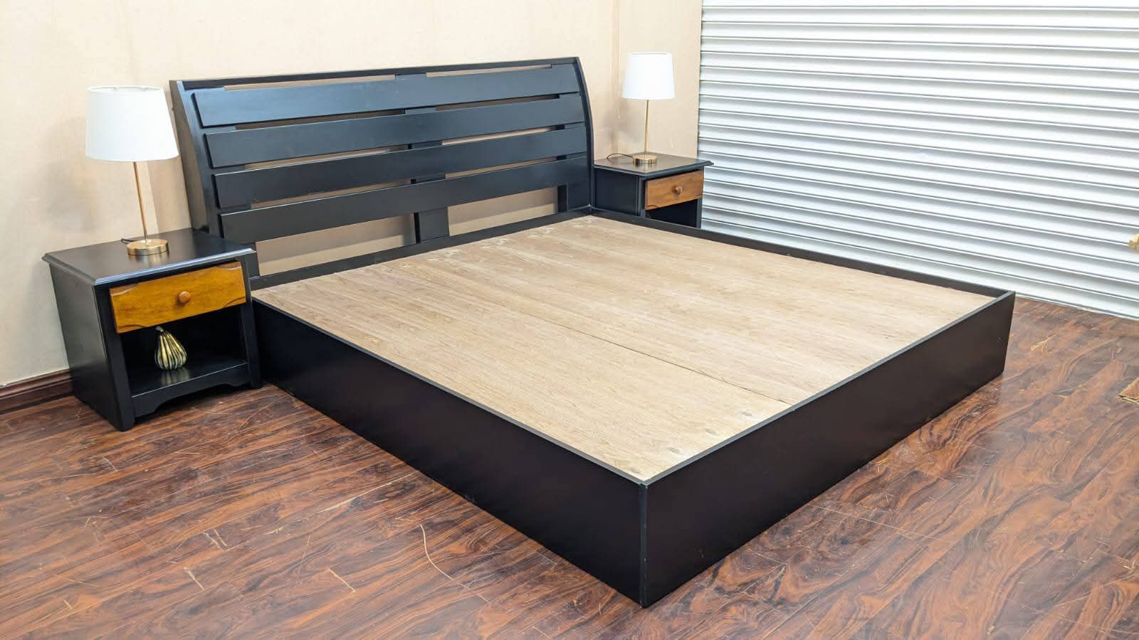 🔥Index Furniture 🔥 King Size Bed with 2 Side Tables