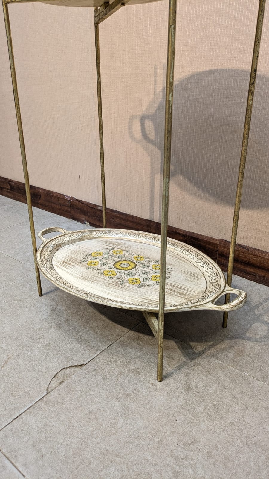 Kalamkaar Furniture Hand Painted Trolley