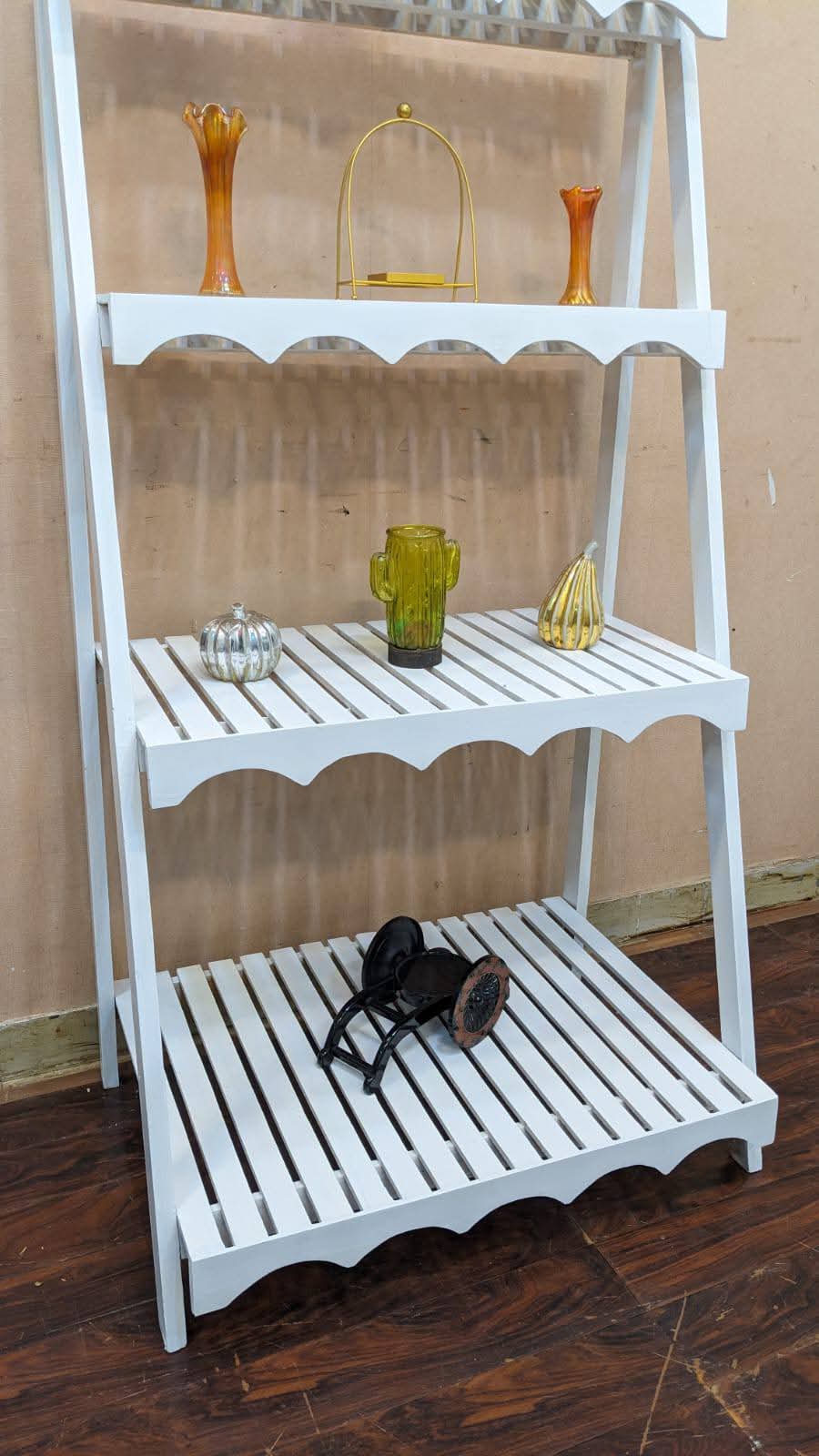 Pure Wooden Display Shelf
