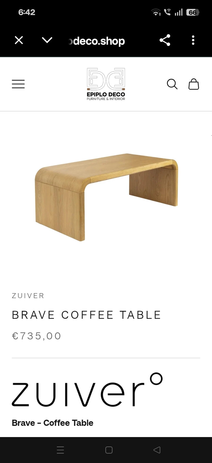 Imported Center Table