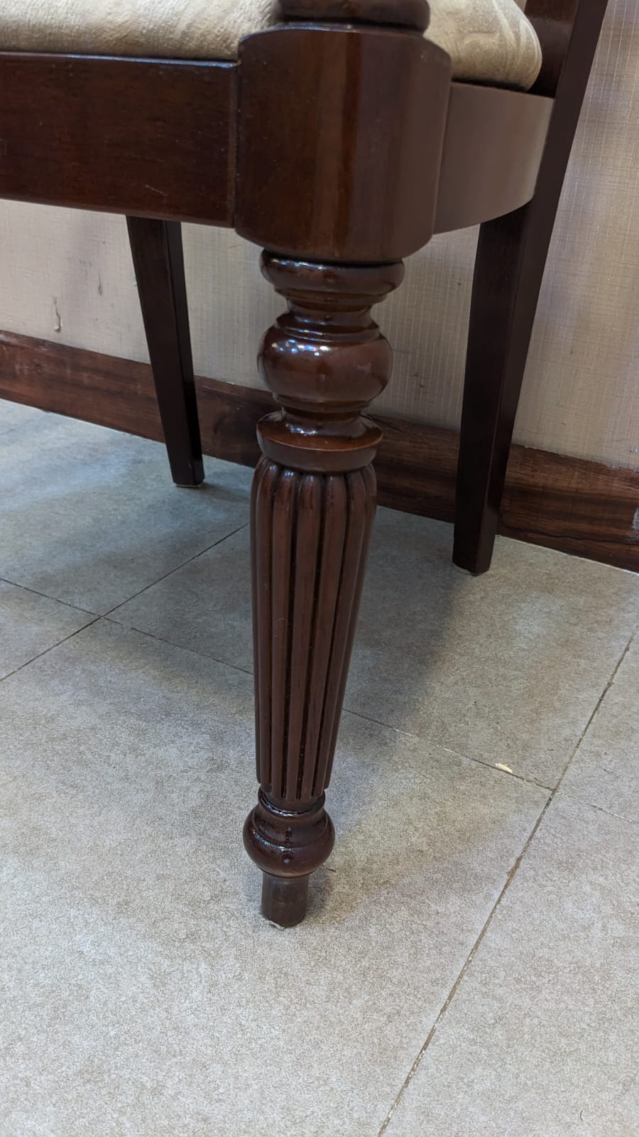 Imported Malaysian Pair Of Coffee Chairs with Table Set