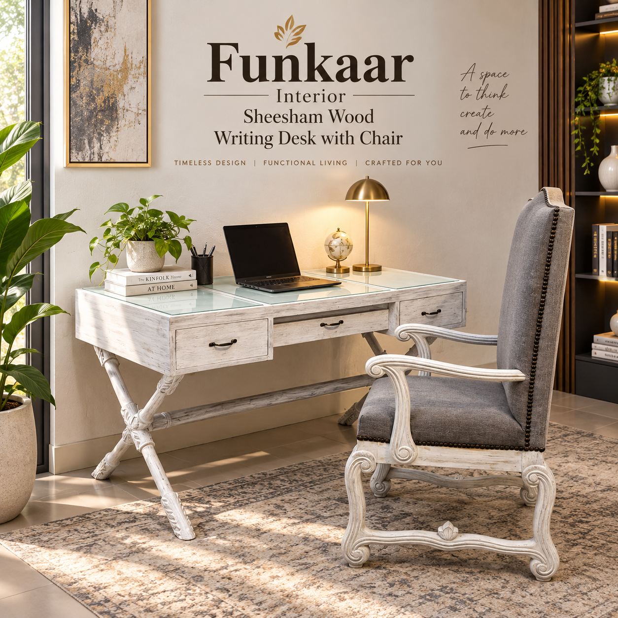 Funkaar Interior Writing Desk with Chair