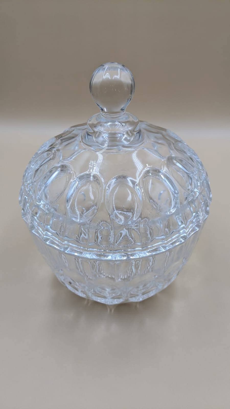 Decorative Glass Candy Jar