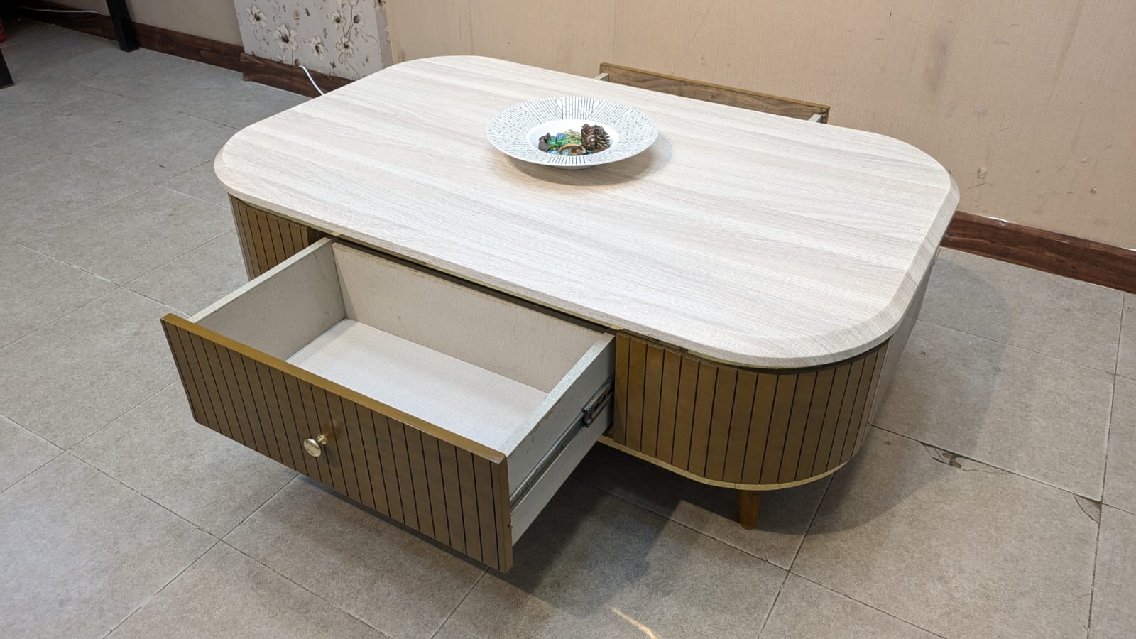 Turkish Design 5 Seater Sofa Set with Center and Side Tables Set