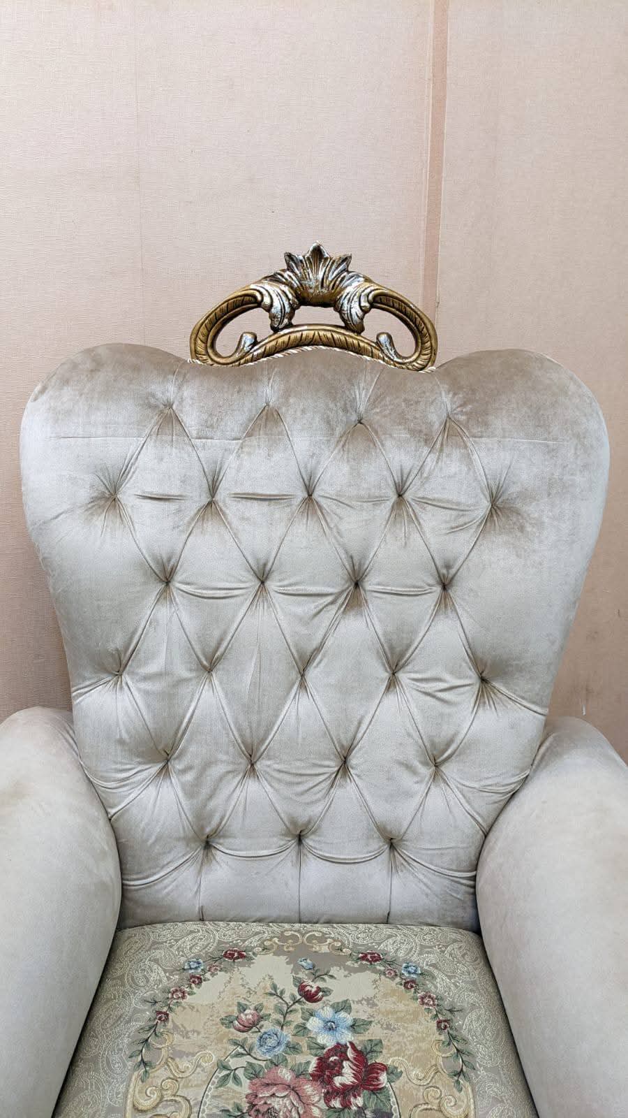 Pair Of High Back Chairs