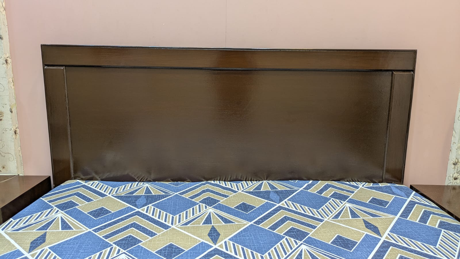 PLY Wood King Size Bed Set