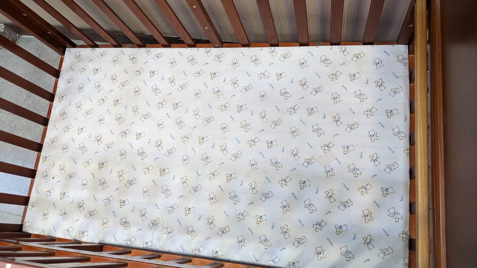 Imported Little Tinnies Baby Cot with Mattress