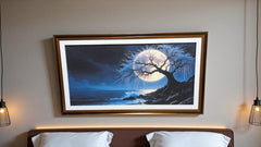 New Wall Mounted Frame Moonlit Serenity