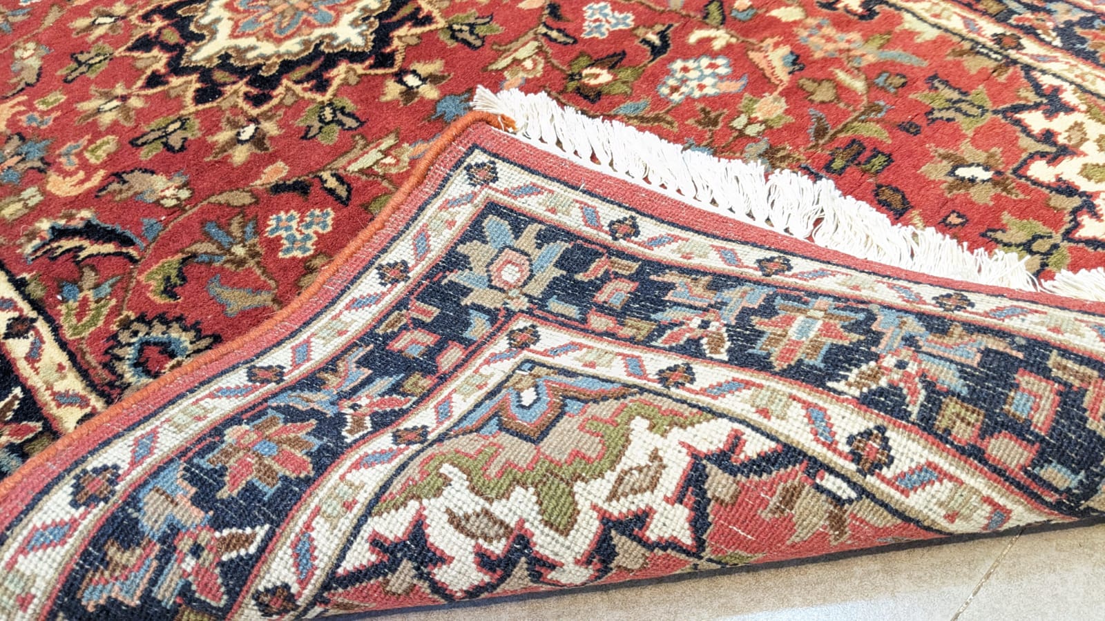 Vintage Persian Hand Knotted Carpet