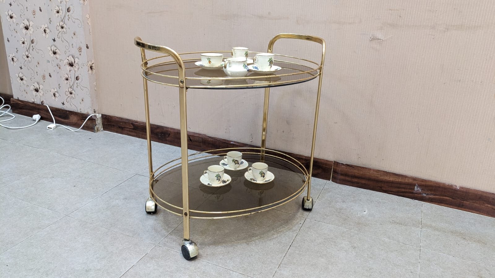 2 Tier Tea Trolley