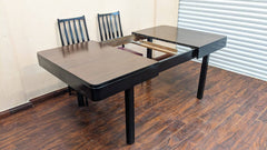 Extendable 6 Seater Dining Table with Extra Chair