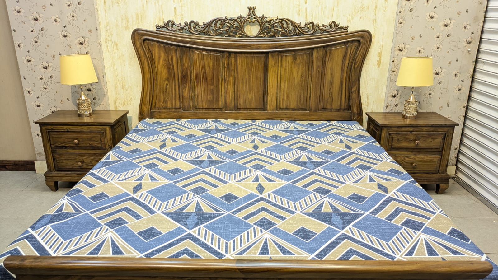 SHEESHAM WOOD KING SIZE BEDROOM SET