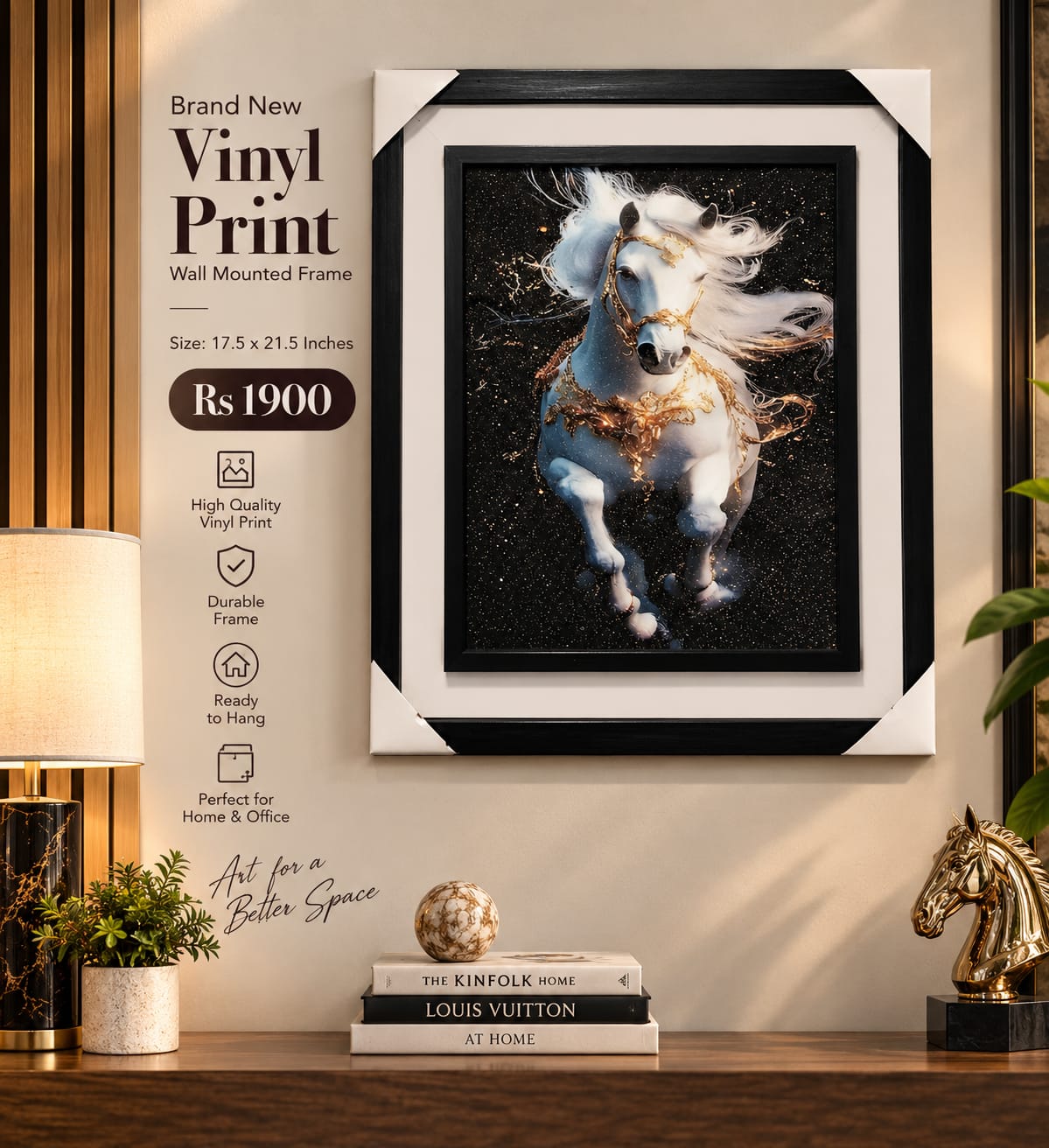 Wall Mounted Vinyl Frame