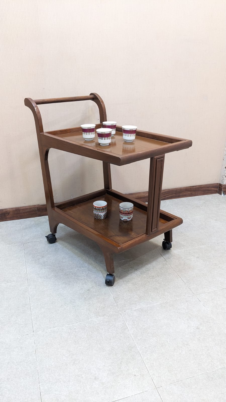 Sheesham Wood Tea Trolley