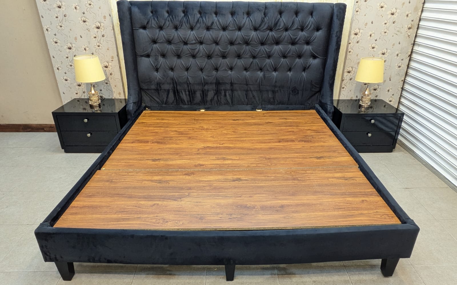 Modern King Size Bed Set