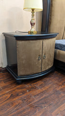 🔥Habitt🔥 King Size Bed with 2 Side Tables & Dressing Table