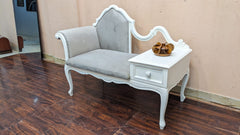 Solid Sheesham Wood Telephone Seattee