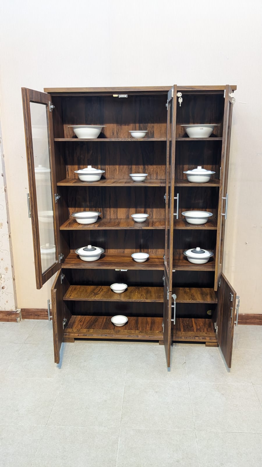 New 3 Door Crockery Divider