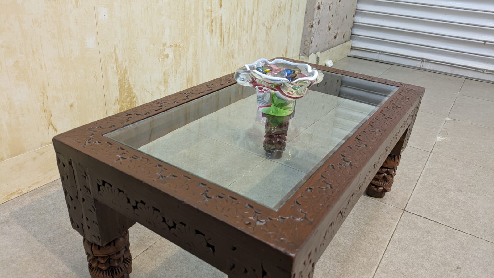 Solid Sheesham Wood Center Table