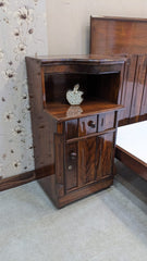 Pure Sheesham Wood King Size Bed with 1 Side Table