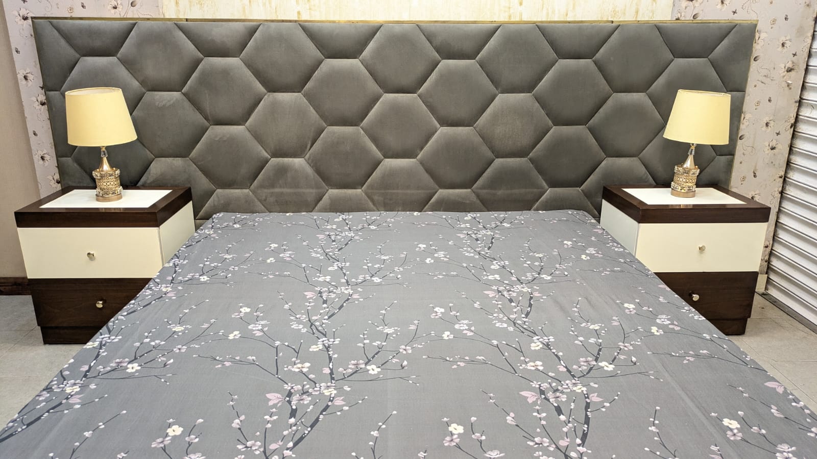 Modern King Size Bed Set