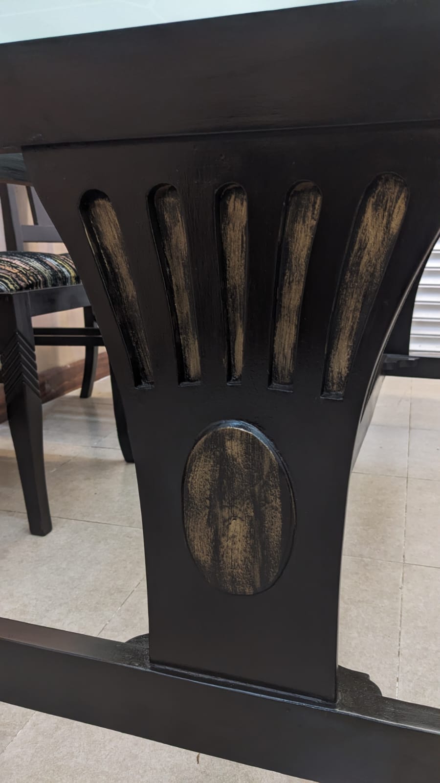 Solid Sheesham Wood 8 Seater Dining Table